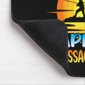 Kap-Kabeljau-Maschinen Familie Angelurlaub Sunset Mousepad (Ecke)