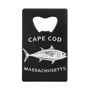 Kap-Kabeljau-Massachusetts-Thunfisch Geldbeutel Flaschenöffner