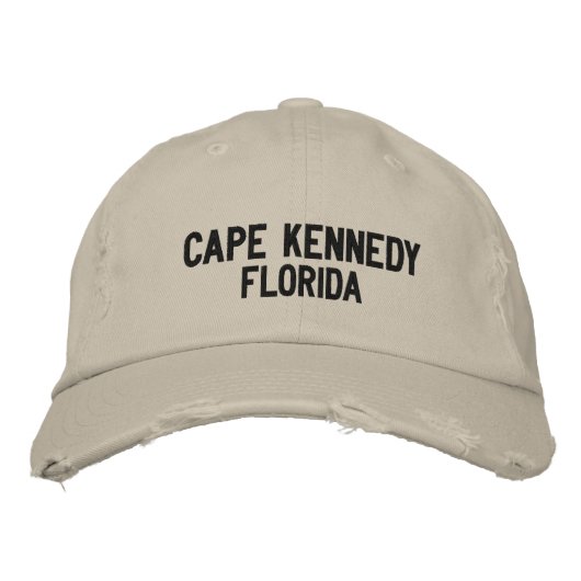 Kap Kennedy, Florida, bestickte Kapsel Baseballkappe (Vorderseite)