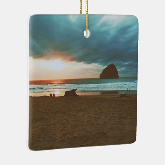 Kap Kiwanda - Pazifikstadt - ODER Keramikornament (Rechts)