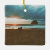 Kap Kiwanda - Pazifikstadt - ODER Keramikornament (Vorderseite)