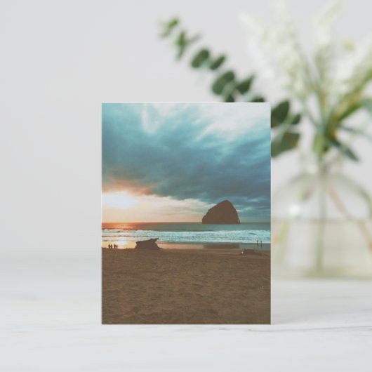 Kap Kiwanda - Pazifikstadt - ODER Postkarte (Stehend Vorderseite)