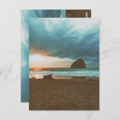 Kap Kiwanda - Pazifikstadt - ODER Postkarte (Vorne/Hinten)