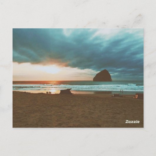 Kap Kiwanda - Pazifikstadt - ODER Postkarte (Rückseite)