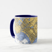 Kap-Koralle, Floridaseehafen-Diagramm-Tasse Tasse (Vorderseite Links)