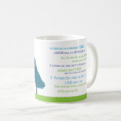 Kap korallenrotes Florida, das Eulen-Dekor gräbt Kaffeetasse (VorderseiteRechts)