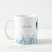 Kap korallenrotes Florida, das Eulen-Kunst gräbt Kaffeetasse (Links)