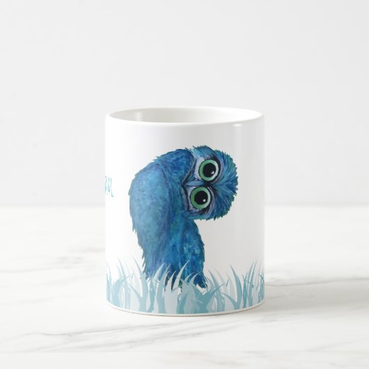 Kap korallenrotes Florida, das Eulen-Kunst gräbt Kaffeetasse (Mittel)