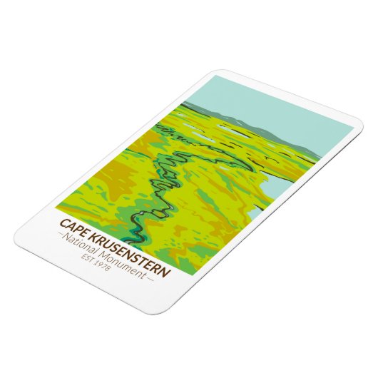 Kap Krusenstern Nationalmuseum Tundra Magnet (Linke Seite)