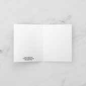 Kap Leuchtturm Feiertagskarte (Innenseite)