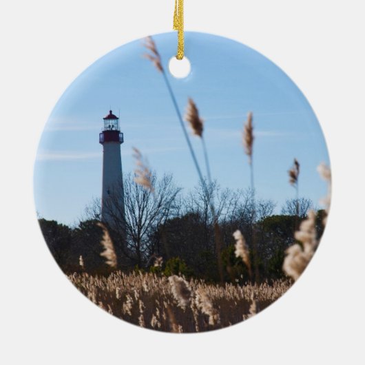 Kap-Mai-Leuchtturm Keramik Ornament (Hinten)