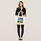 Kap Mai Leuchtturm, New Jersey Tote Bag Jumbo Stoffbeutel (Vorderseite (Model))
