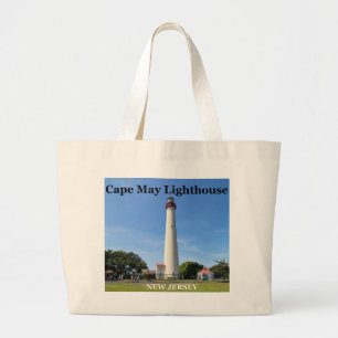 Kap Mai Leuchtturm, New Jersey Tote Bag Jumbo Stoffbeutel