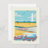 Kap Mai, New Jersey Postkarte (Vorne/Hinten)