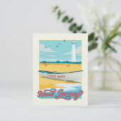 Kap Mai, New Jersey Postkarte (Stehend Vorderseite)