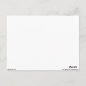 Kap. Mai * Unterschreiben Postkarte (Rückseite)