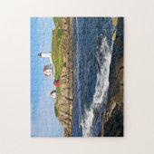 Kap Neddick "der Klumpen-" Leuchtturm, York Maine Puzzle (Vertikal)