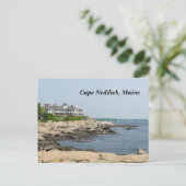 Kap Neddick in Maine Feiertagspostkarte (Stehend Vorderseite)