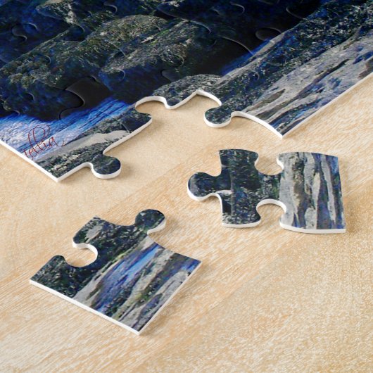 Kap Neddick (Klumpen-Licht) Leuchtturm-Puzzlespiel Puzzle (Seite)