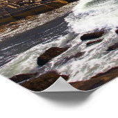 Kap Neddick 'Nubble' Leuchtturm in Maine Poster (Ecke)