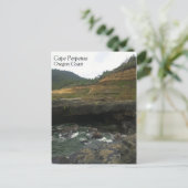 Kap Perpetua, Küste von Oregon Postkarte (Stehend Vorderseite)