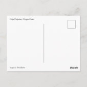 Kap Perpetua, Küste von Oregon Postkarte (Rückseite)