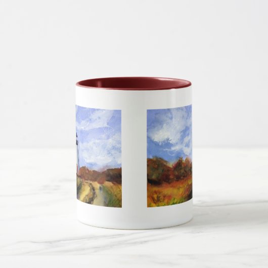 Kap Pogue Lighthouse - Martha's Vineyard, ... Tasse (Zentrum)