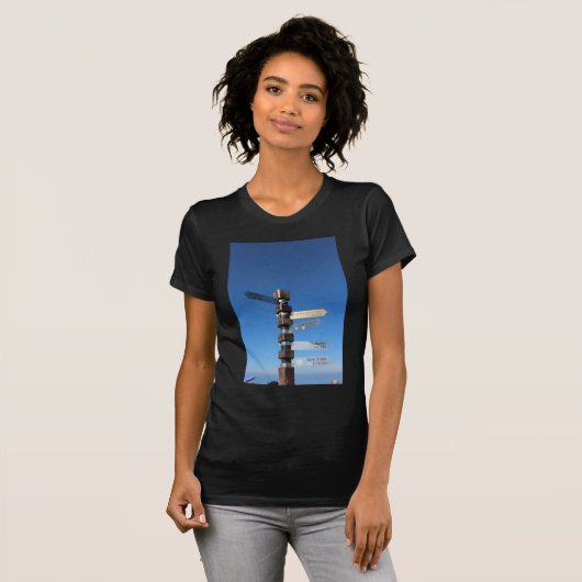 Kap-Punkt Südafrika T-Shirt (Vorne ganz)