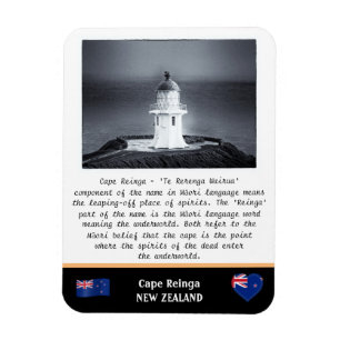 Kap Reinga & Lighthouse - Maori / Neuseeland Magnet