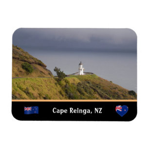 Kap Reinga Lighthouse & Neuseeland /Maori Magnet