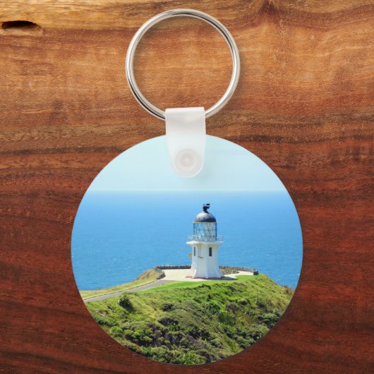 Kap Reinga Lighthouse, Neuseeland Schlüsselanhänger (Vorderseite)