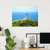 Kap Reinga Lighthouse, Northland, Neuseeland Poster (Heimbüro)