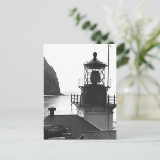 Kap St. Elias Leuchtturm Postkarte (Stehend Vorderseite)