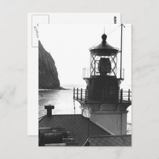 Kap St. Elias Leuchtturm Postkarte (Vorne/Hinten)