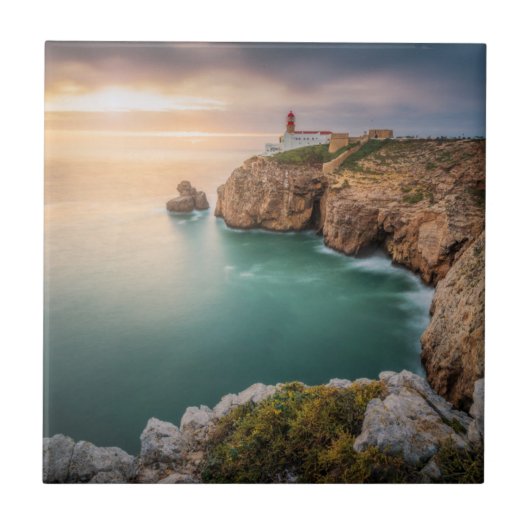 Kap-St. Vincent | Sagres, Algarve, Portugal Fliese (Vorderseite)