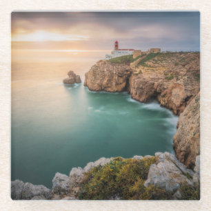Kap-St. Vincent Sagres, Algarve, Portugal Glasuntersetzer