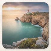 Kap-St. Vincent | Sagres, Algarve, Portugal Rechteckiger Pappuntersetzer (Vorderseite)