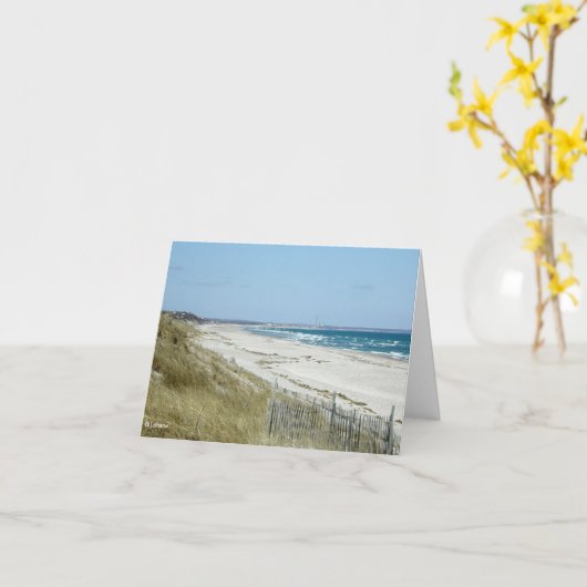 Kap-Strand--Denken an Sie Karte (Gelbe Blume)