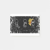 Kap, Umhang, Fliege Post-it Klebezettel (Vorderseite)