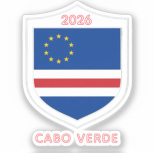 Kap Verde 2026 Weltmeisterschaft Aufkleber