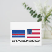 Kap-Verde-Amerikaner Postkarte (Stehend Vorderseite)
