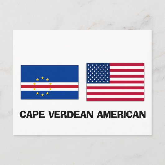 Kap-Verde-Amerikaner Postkarte (Vorderseite)