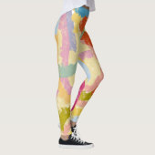 Kap Verde Badja Tanz Abstracte Illustration Leggings (Rechts)