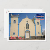 Kap Verde - Boa Vista - Kirche Santa Isabel - Postkarte (Vorne/Hinten)