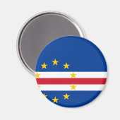 Kap Verde Flag CV Magnet (Vorderseite/Rückseite)