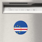 Kap Verde Flag CV Magnet (In Situ (Geschirrspüler))