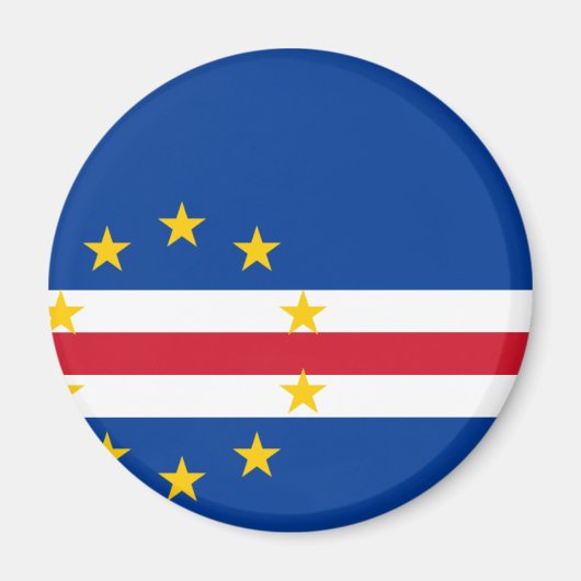 Kap Verde Flag CV Magnet (Vorne)