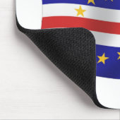 Kap Verde Flag Mousepad (Ecke)