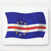 Kap Verde Flag Mousepad (Vorne)