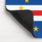 Kap Verde Flag Mousepad (Ecke)